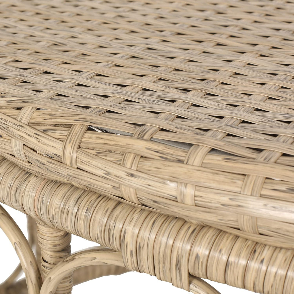 Christopher Knight Home Bruce Outdoor Coffee Table - Wicker - Light Brown