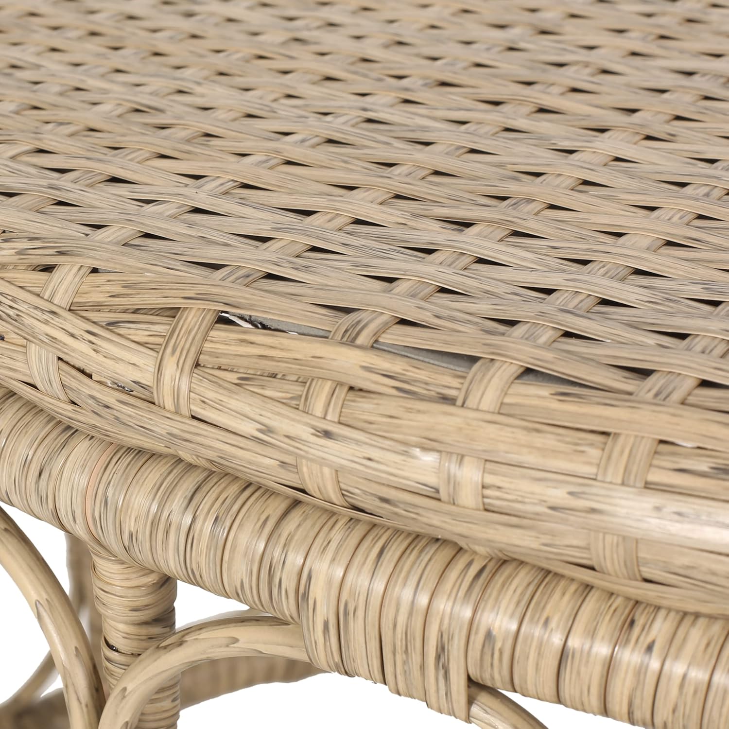 Christopher Knight Home Bruce Outdoor Coffee Table - Wicker - Light Brown