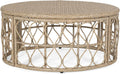 Christopher Knight Home Bruce Outdoor Coffee Table - Wicker - Light Brown